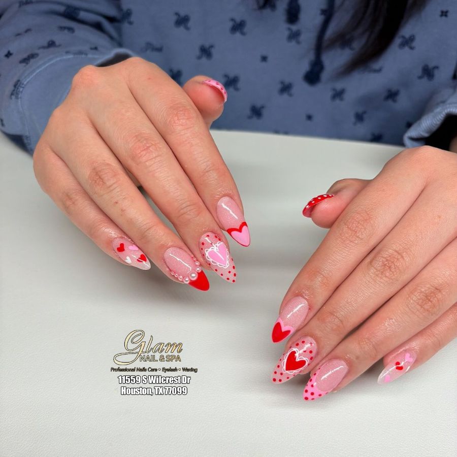 Velentines Nail Highlight